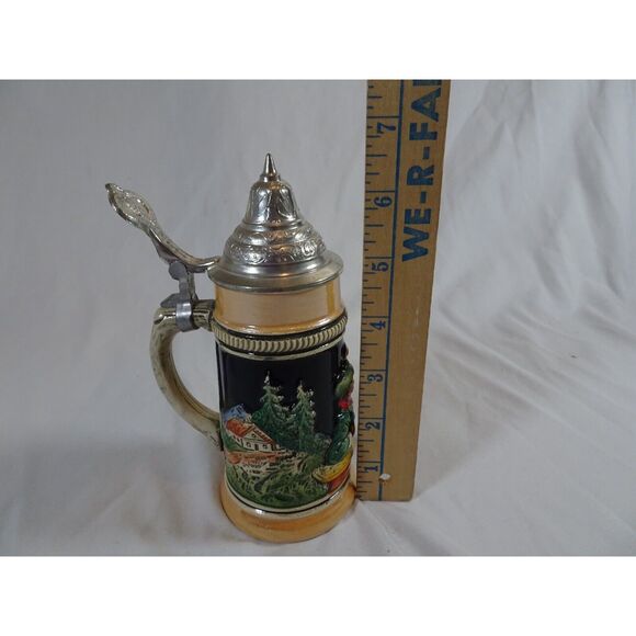 Small Ceramic German Style Beer Mug Stein - Picture 8 of 8